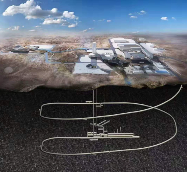 Laboratório subterrâneo para resíduos nucleares na China