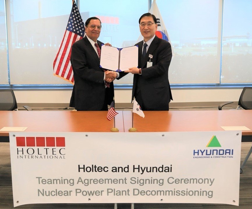 Holtec International e Hyundai Engineering fazem acordo para descomissionar usinas nucleares