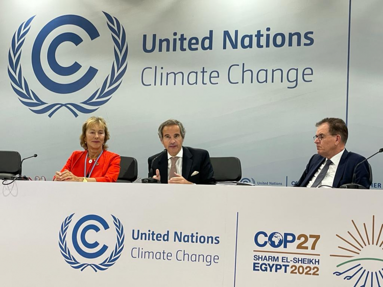 AIEA na COP27: Nuclear faz parte da solução de crise climática